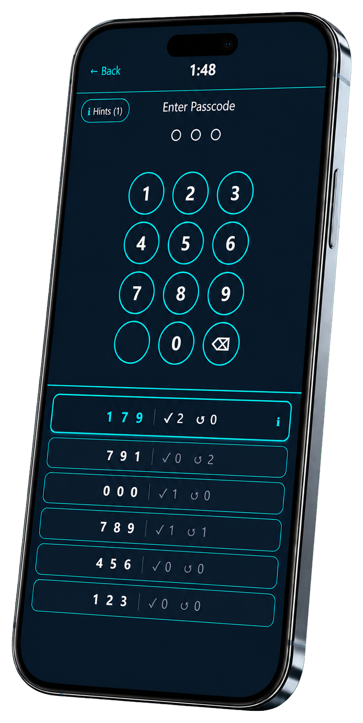 Cipherly running on a premium smartphone